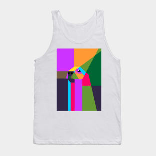 Dog Pop Art Kubisme Tank Top